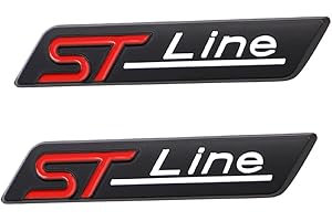 LZBBD 2 Pcs Line Emblem Applicable To All Vehicle Doors Body Luggage And Other Items (Black Red)