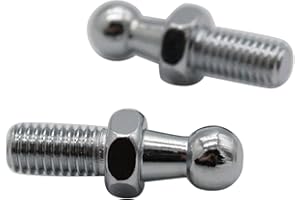 TAKPART 2Pcs 10mm Ball Stud Bolt M8 for Gas Strut Ball Ended Bolt Bonnet