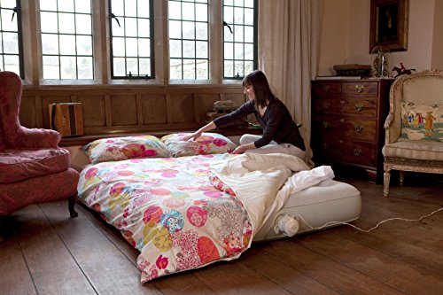 Aerobed 2000025564 Premium Collection Luftbett Antimikrobiell, beflockt, Doppelbett 198 x 137 x 23 cm, Gästebett mit Pumpe - 5