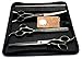 Produktbild FSOSOO Haustier Hund Pflege Schere Straight-Edge-Shear gebogene Scheren gebogene Schere aus rostfreiem Stahl Klinge Haustier Haarschneider Schere Set 7-Zoll-