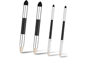 Artist Blending Stumps | Homiladi 4PCS Blending Pencil - 2 Sizes Double-Headed Paper Stumps with Soft Foam Tips | Reusable Pastel, Charcoal Blender for Drawing, Sketching & Art Techniques