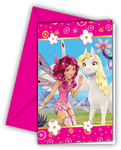 Procos 8249 - Mia and Me Einladungskarten mit Umschlägen, 6 Stück