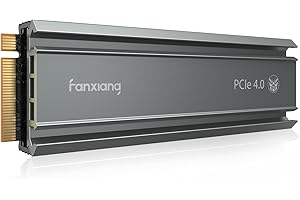fanxiang S660 SSD 1TB PCIe 4.0 NVMe M.2 SSD Interna -con disipador de Calor, caché SLC dinámico, hasta 5000 MB/s, Compatible con PS5, computadora portátil, computadora de Escritorio