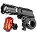 Produktbild Fahrrad-Lampen-Set – vorne und hinten Mountainbike Leuchten LED Wasserdicht Scheinwerfer 5 LED, Rücklicht Bright Radfahren Sicherheit Taschenlampe, schnellverschlussbetätigung