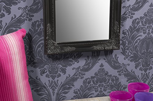 Spiegel Wandspiegel schwarz Barock FENNA 160 x 40 cm - 3
