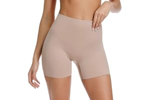 Joyshaper Majtki damskie pod spódnicą, krótkie spodnie, zapobiegające przywieraniu, szorty, spodenki rowerowe do sukienki, legginsy koronkowe, legginsy gorsetowe, bezszwowa bielizna, miękka,