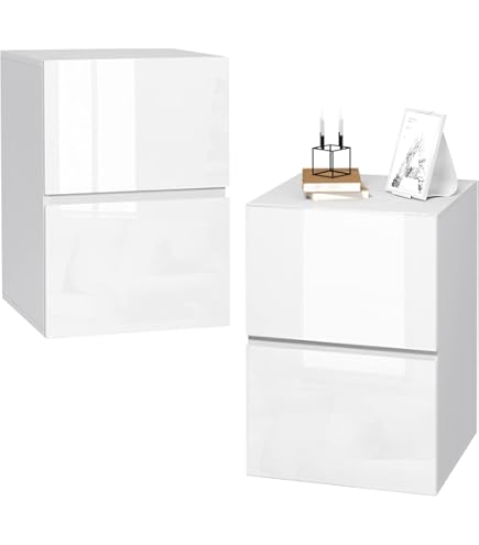 Moderne woonkamerwand met LED-verlichting, hangend en staand 3-delig
