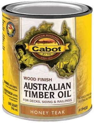 Cabot Samuel 19458-05 Australian Timber Oil, QT, Honey Teak, Wood Finish, Ready Mix by Cabot Samuel
