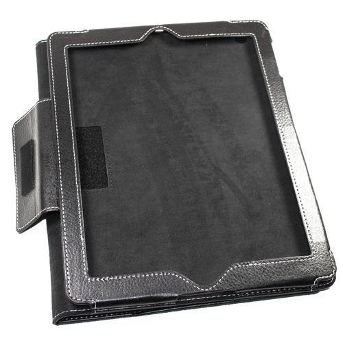 MDA HOUAPIPAD2 schwarze Echtleder Tablet-Tasche für Apple iPad 2 WiFi - 4