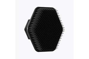 DmDoyy Brosse Nettoyante Visage En Silicone Professionnelle, Outil De Gommage Multi Fonctions Pour Démaquillage, Massage Et Soin De La Barbe, Confortable & Réutilisable, Tous Types De Peau (Noir)