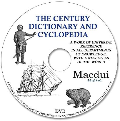 The Century dictionary and cyclopedia โ 12 Vintage e-Books PDF on 1 DATA DVD, Old books on disc