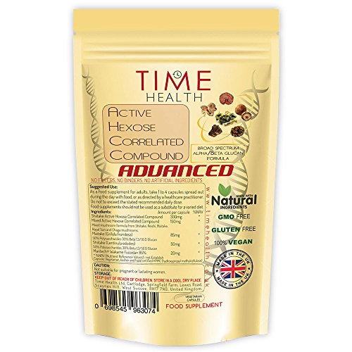 ADVANCED Active Hexose Correlated Compound Fucoidan Formula (120 Capsule Pouch)