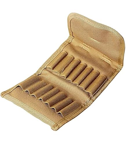 Porta Munizioni In Pelle Per Calcio Di Fucile Per Cartucce .22LR .17HMR .22Mag - Foto 3