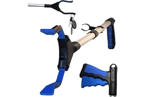 AEKASA 32" Litter Pickers -Helping Hand Grabber Stick for Disabled & Extendable Reacher for Elderly and Kids, Heavy Duty but Light Weight Tool, Pick up Stick Grabber Disability Aid (Royal Blue)