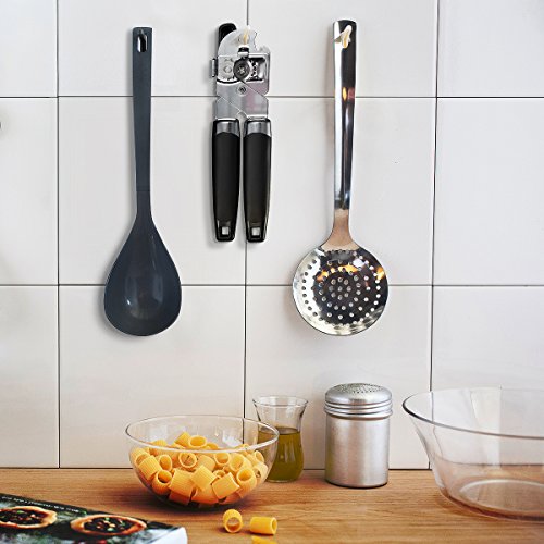 Dosenöffner, HoLife Flaschenöffner und 3-In-1-Vielseitiger Öffner, Deckelöffner aus Edelstahl 2Cr13, Schnelle Öffnnung Ideal für Obstkonserve, Büchse, Bier usw (Schwarz) - 7