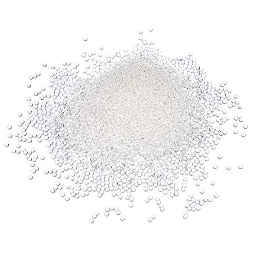 Tesan 20000 Pièces Perles Gel Eau du Sol Décoration Gelée Vase de Remplissage (Blanc)