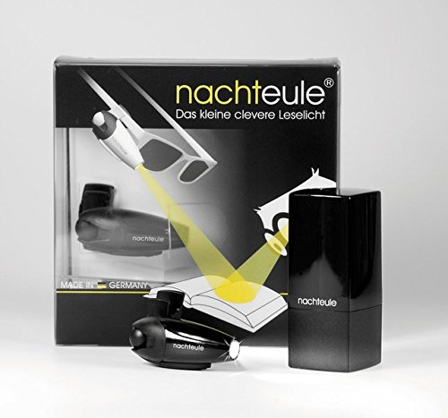 nachteule+ Das clevere kleine Leselicht für die Brille: Mit wiederaufladbarem Akku
