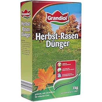 Grandiol® Herbstrasendünger 3kg - ausreichend für 120m² - für alle ...