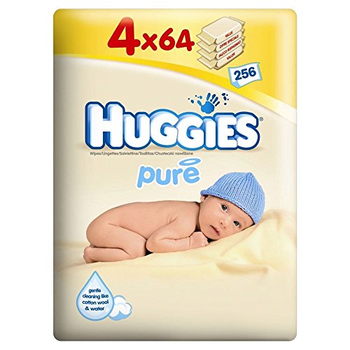 Preisvergleich Produktbild Huggies Pure Baby Wipes 4 x 64 per pack