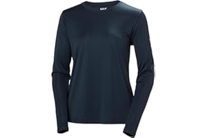 Helly Hansen Damskie W HH Tech Crew LS 2.0, granatowe, XL
