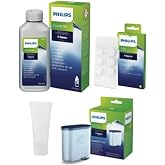 Philips CA6700/10 Espresso Makinesi ile Uyumlu Kire&ccedil; &Ccedil;&ouml;z&uuml;c&uuml;, Yağ &Ccedil;&ouml;z&uuml;c&uuml; Tablet, Gres Yağ, Aquaclean 4'l&uuml; Set
