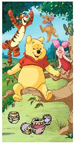 Winnie the Pooh Badetuch, Duschtuch, 70 x 140 cm (Variante 2)