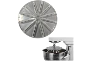 QXIAO Mixer Sahne-Schaber Zubehör Standmixer Schneebesen Schaber Anti-Spritz Schutzblech für 4,5qt & 5qt Neigekopf Mixer Standmixer Köpfe Schaber Aufsatz Wischer für 6-Draht-Schneebesen