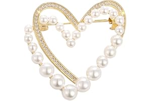 YUTTTPL Brosche für Damen, Blumenbrosche mit Zirkonia für Mädchen