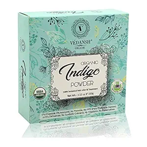 Vedansh Herb Mix Natural Henna Hair Color 100GM (Indigo)