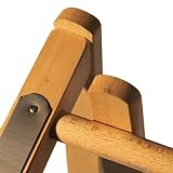 Winterexpress Holzschlitten mit Rückenlehne & Zugleine – Lehne -Kinderschlitten – Schlitten aus Holz Kinderschlitten NEU - 3