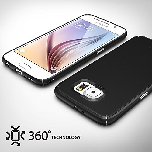 Galaxy S6 Funda - Ringke SLIM Cobertura Total de los 4-Sides Back GRATIS Pedregal Protector SF BLACK NEGRO Super Slim Ligera todo momento la protecci n del estuche r gido para Samsung Galaxy S6 reviews Galaxy S6 Funda - Ringke SLIM Cobertura Total de los 4-Sides Back GRATIS Pedregal Protector SF BLACK NEGRO Super Slim Ligera todo momento la protecci n del estuche r gido para Samsung Galaxy S6
