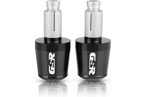 RESKIO 7/8 "22mm pour Suzuki GSR 400 2008-2012 GSR 600 2006-2011 GSR 750 2011-2018 Embout De Guidon De Moto Embout De Guidon Embout De Guidon (Color : Black-Black)