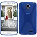 Produktbild PhoneNatic Case kompatibel mit LG F70 - blau Silikon Hülle X-Style + 2 Schutzfolien