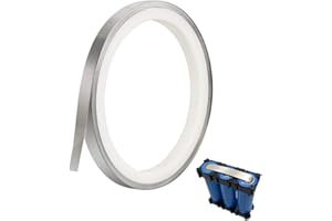 Bessy shop Nickelband Nickel Streifen,0.15 * 8MM x 10M Reines Nickel Platte Nickelplatten Schweiß-Zubehör Hiluminband Blattstreifen Nickel Platten Band