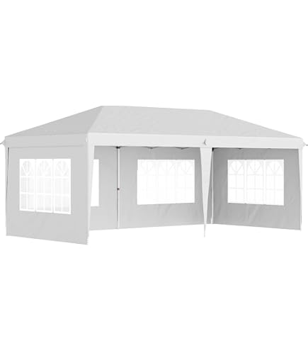 Barnum Pliant 3x6 Professionnel TOOLPORT Tente Pliante 3x4,5 M Sans Bâches De Côté Economy 700N Housse Tonnelle 3x6 Pliante