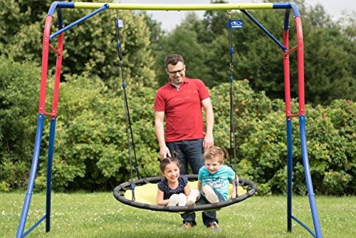 HUDORA Nestschaukel 120 cm mit Schaukel-Gestell aus metall – Gartenschaukel – 64023 - 3