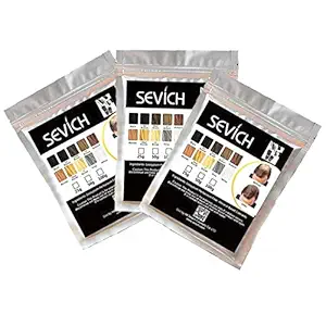 Sevich All Hair Building Fiber Refill Bag (75 g, Black) - Pack of 3