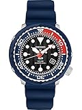 Seiko PADI Special Edition Prospex Solar Dive Watch with Black Silicone Strap 200 m SNE499