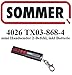 Produktbild Sommer 4026 TX03 – 868 – 4 Fernbedienung, 868,3 MHz Frequenz, 2 Kanäle