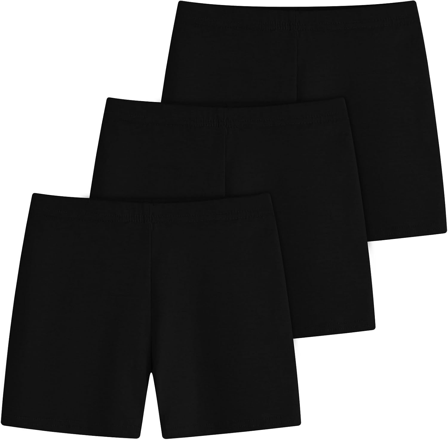 Domee Shorts Pantalones Cortos Leggings Deporte Verano Algodón Niñas 3 Pack