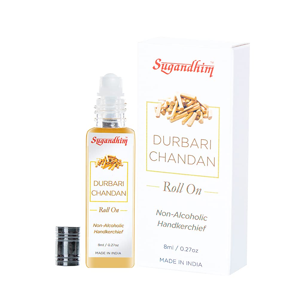 Sugandhim Roll On Attar Ittar Durbari Chandan (Sandal), 8ml