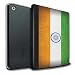 Produktbild STUFF4 PU-Leder Hülle/Case/Brieftasche für Apple iPad 9.7 (2017) tablet / Indien/Indisch Muster / Asien Flagge Kollektion
