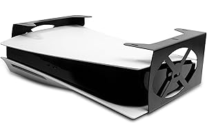 NEWTIC Untertischhalterung für PS5, Stealth-Halterung für PS5, Metallständer, kompatibel mit Playstation 5 Disc und Digital Edition-Konsole