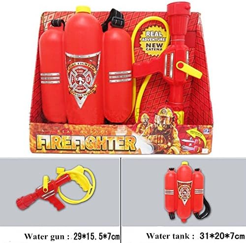Firefighter Back Pack Summer Beach Shooting Fun Kids Toy