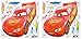 Produktbild Disney Pixar Cars Glow in the Dark Wand Aufkleber mit Lightning McQueen