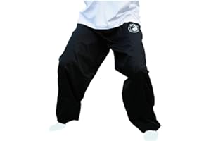 G-LIKE Kampfsport Taiji Training Hose - Chinesische Kampfkunst Chenjiagou Tai Chi Kung Fu Qigong Shaolin Weite Beine Knickerbocker Graziöse Uniform für Damen Herren