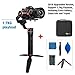 Produktbild Feiyutech a1000 Upgraded Version 3-Axis Gimbal Stabilizer for NIKON/SONY/CANON Series DSLR Camera/GoPro Action Camera/Smartphone,1.7KG Payload,App control with Extra battery , Tripod and Smarphone Armband