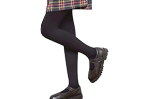 LOLANTA Mädchen Winter Strumpfhose Dickes Fleece Gefüttert Dehnbar Weiche Strumpfhose Schuluniform 3-11 Jahre