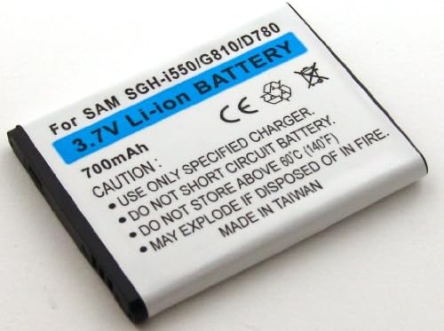 Battery compatible with Samsung B5722, B7722i, I7110 Pilot, I8510 INNOV8, SGH-D780, SGH-G810, SGH-i550