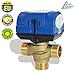 Produktbild SONDER-AKTION! Drei-Wege-Ventil ZONENVENTIL, MOTORVENTIL, MISCHVENTIL, Umschaltventil 1"Komplett mit Antrieb 3 Wege 1" AG 230V 1m Kabel, Trinkwassernachspeisung Kugelventil Solar-Ventil Heizung Absperrventil THERMOMISCHER